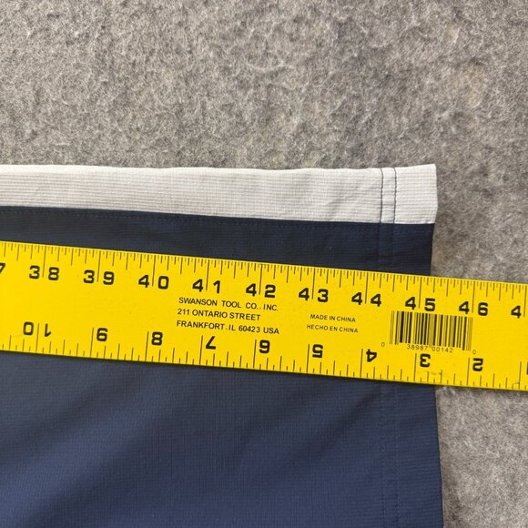 Under Armour Windbreaker Pants Men XL Blue Tapered Loose 34" Woven Vital Ripstop - Picture 12 of 16